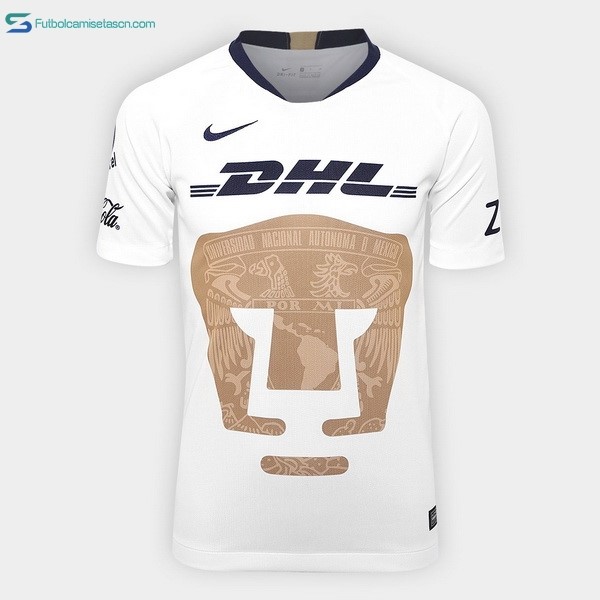 Camiseta UNAM Pumas 1ª 2018/19 Blanco